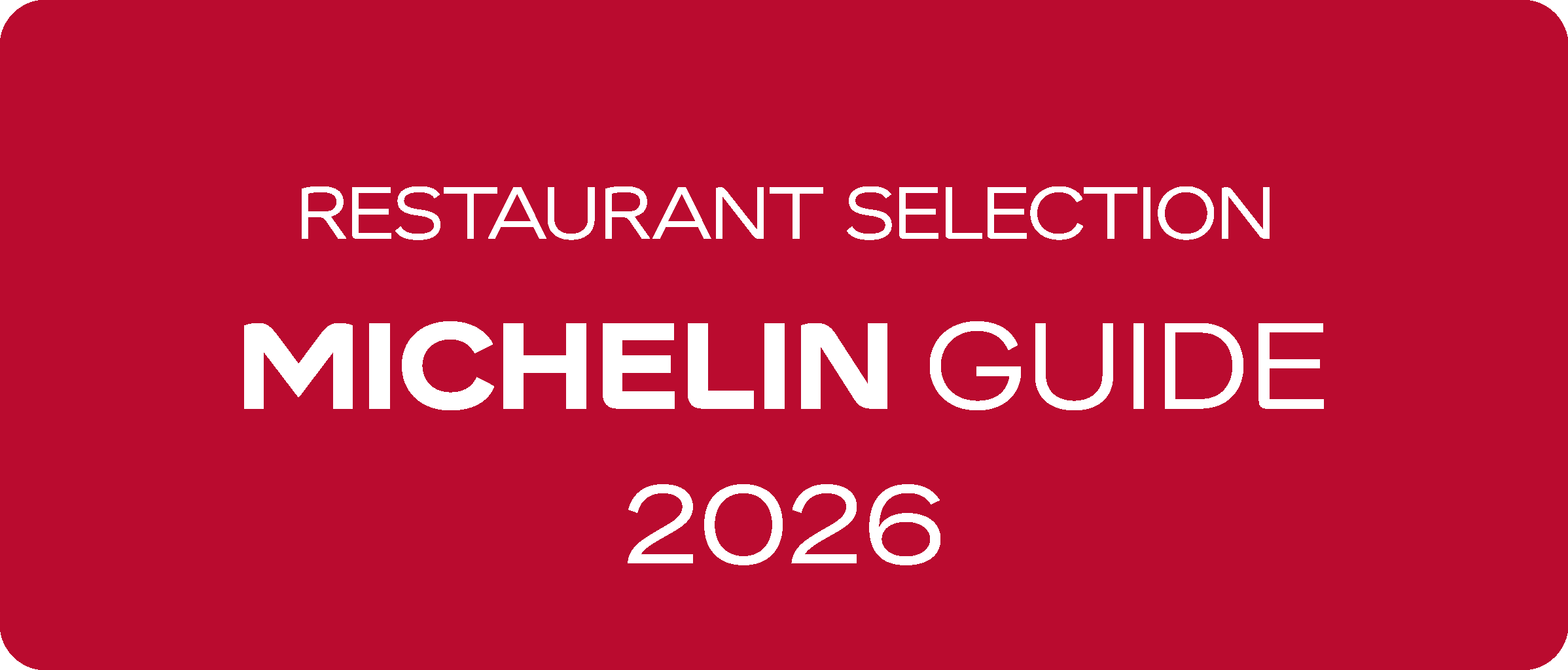 Sélectionné dans le Guide MICHELIN 2026